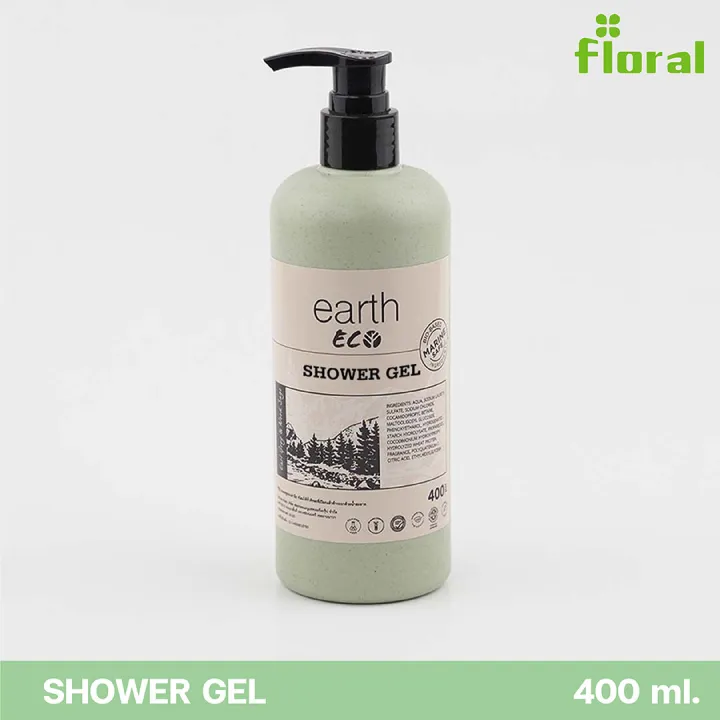 FLORAL EARTH ECO SHOWER GEL เจลอาบน้ำ เอิร์ธ อีโค 400 ml. Lazada.co.th