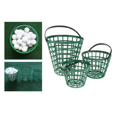 Solid Golf Range Basket  Golf Ball Tennis Balls  Egg Collection Carrying Buckets Golf Balls Storage Container with Carry Handle Towels