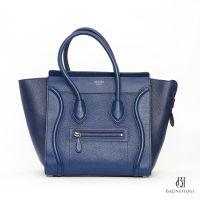 CELINE LUGGAGE MICRO BLUE NAVY CALF GHW