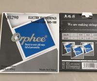 Orphee สายเบส 4 สาย QB290 เบอร์ 045-100 แถมฟรี ปิ๊ก 2 ชิ้น