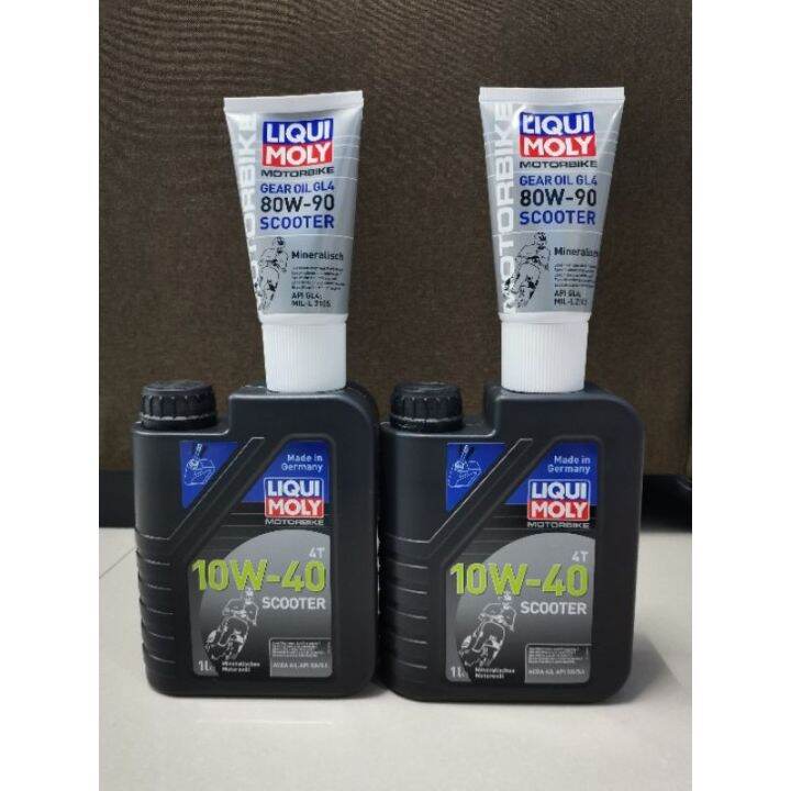 Liqui Moly 10w40 Scooter Engine Oil Gear Oil for NVX Nmax Xmax Honda