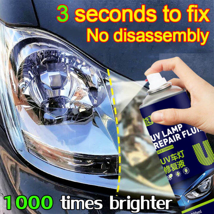 1000 times brighter Car Care Headlight Cleaner and Scratch remover kit