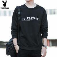 □❀♛ hnf531 PLAY BOY เสื้อกันหนาวผู้ชายฤดูใบไม้ร่วง 2019 ใหม่รอบคอหลวมสบายๆเกาหลีแขนยาวเสื้อยืดชายอินเทรนด์เสื้อกันหนาว