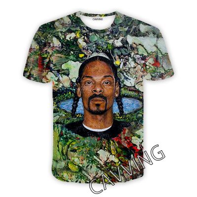 CAVVING 3D พิมพ์ Snoop Dogg Casual เสื้อยืด Hip Hop T เสื้อ Harajuku สไตล์เสื้อผ้าสำหรับชาย/หญิง