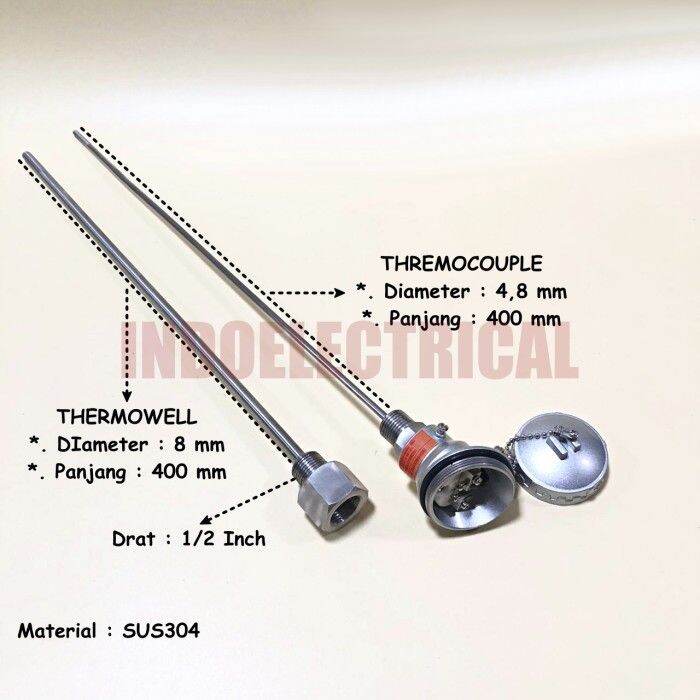 Promo THERMOCOUPLE TYPE K DAN THERMOWELL Lazada Indonesia