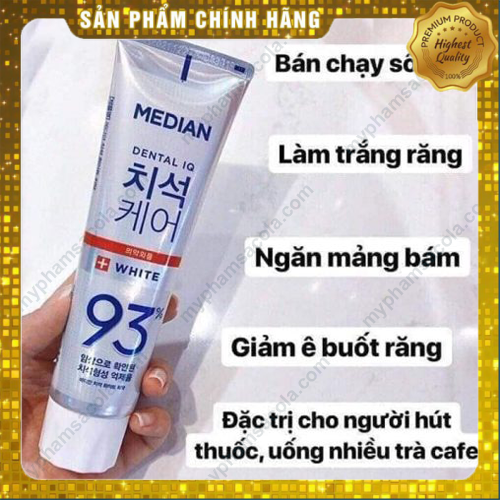 [HCM]Kem đánh răng Median 93% Hàn Quốc-Kho Sỉ Thuận Phát