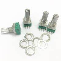 50pcs Single joint potentiometer B5K 3pin sealed volume potentiometer adjustable potentiometer RV09 B5K