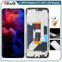 For OPPO Realme C11 2021 RMX3231 LCD Display Screen Touch Digitizer Assembly With Frame Replace