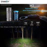 Cyansky M3 Titanium Keychain Flashlight