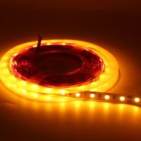 5m 300 LED Strip Light Orange SMD 5050 golden Strip Ribbon Diode Tape rope lights 12V 5m Flexible Strip string lamp for DecorElectrical Circuitry Part