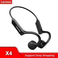 Lenovo X3 Pro ชุดหูฟัง5.0บลูทูธไร้สายตัวต่อกระดูกหูฟัง X4กันน้ำสำหรับหูฟังสำหรับวิ่งโทรศัพท์