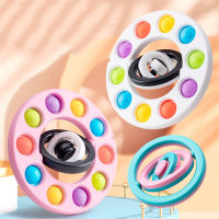 Fidget Spinner Toys Anxiety Stress Relief Toy Bubble Pop Sensory Fidget Toys Educational Toys for Kids Children Girls Boys Gift