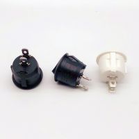 Special Offers 5/10 PCS,2 Pin,Round Socket Switch Black And White Red ON/OFF,Switch 6A/10A 125V AC Power Switch Cover With Plastic Button