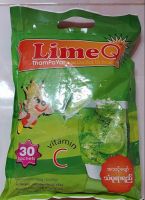 LIME Q/น้ำมะนาวสำเร็จรูป  /သံပုရာရည်/น้ำมะนาวแบบซองพร้อมดื่ม