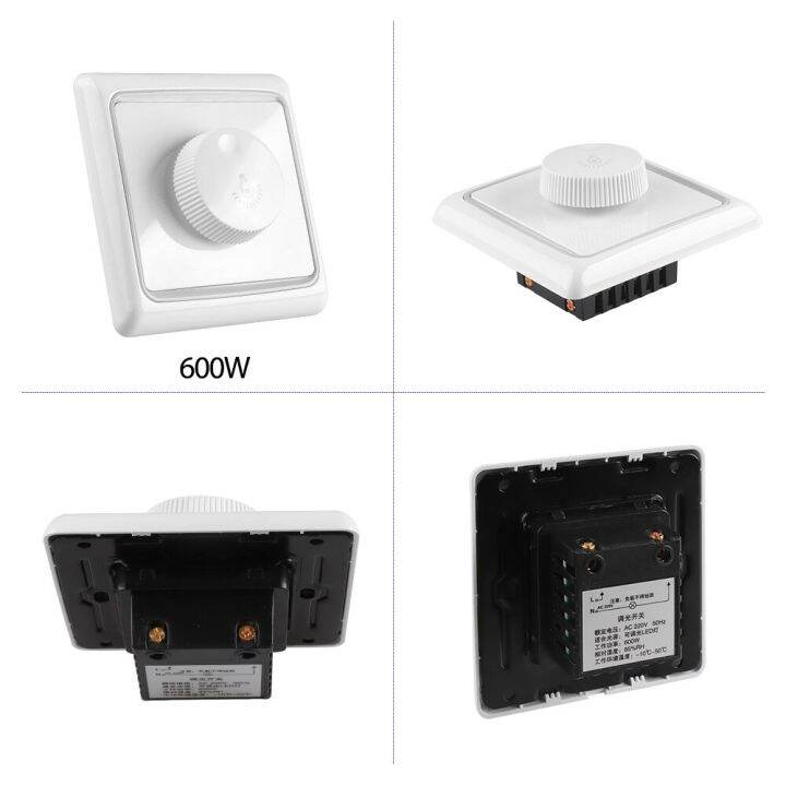 sakelar-peredup-led-220v-300w-600w-1000w-ปรับความสว่างได้ตัวควบคุมสำหรับโคมไฟหลอดไฟสปอตไลท์โคมไฟเพดานหรี่ไฟได้