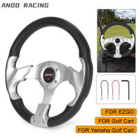 CKE cw】universal 320mm 13 inch Racing Style Sport STEERING WHEEL COVER FOR Yamaha Golf cart ezgo Car Accessories