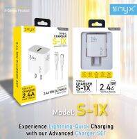 ชุดชาร์จ【ENYX】รุ่น S-1X ชุดชาร์จพร้อมสาย จ่ายไฟ 2.4A/12W ForIP/ Micro /Type-C ชุดชาร์จ S1X