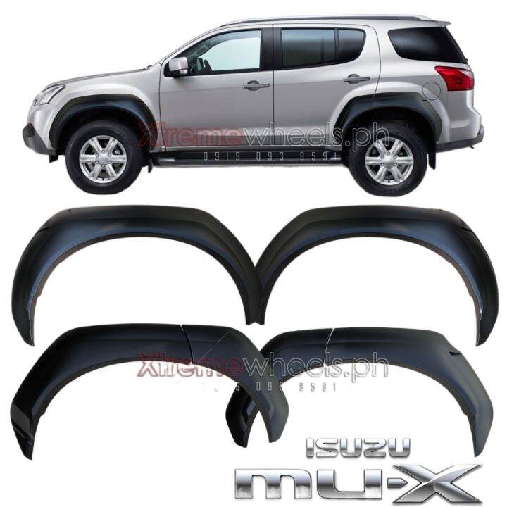 Isuzu Mux 20122017 GT type Fender Flare Matte Black ( Mux Accessories