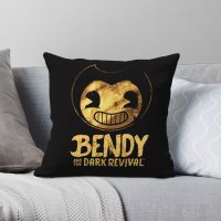 【CW】 BENDY And The Dark Revival Pillowcase Polyester  Zip Throw Cushion Cover