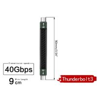 【Be worth】 Green Street PD 60W Thunderbolt 3 Cable Certified 40Gbps Type C To C USB Fast USB C For M-A-Cbook Pro Quick Charge Data Cable With Emark Chip