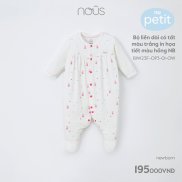 Bộ quần áo liền thân Nous sơ sinh bodysuit có tất cho bé các màu sắc đáng