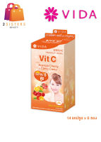 (กล่อง 6 ซอง) Vida Vit C Acerola Cherry &amp; Camu Camu วีด้า วิตซี อเซโรล่า เชอรี่ และ คามูคามู วิตามินซีสูง