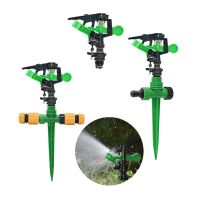 Watering Sprinkler 360 Degree Rotating Jet Sprinklers Farm Rocker Nozzles Plastic Spike Gardening Agriculture Irrigation Sprinkl Watering Systems  Gar