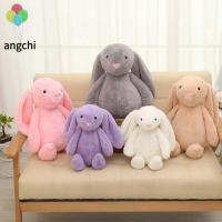 ANGCHI ตุ๊กตาตุ๊กตากระต่ายการ์ตูนสำหรับเด็กสีชมพู Comfort ขี้อาย30ซม. ตุ๊กตาสัตว์ยัดไส้ตุ๊กตาผ้ากำมะหยี่กระต่ายมีหู