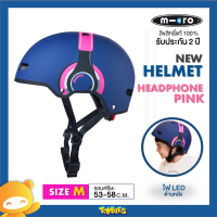 Micro – Helmet Headphone Pink