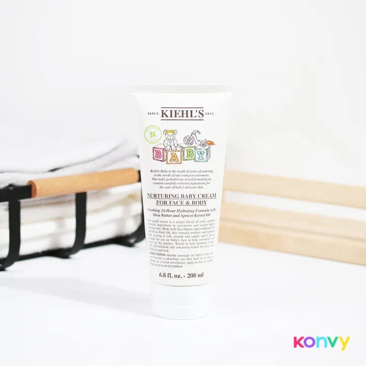 kiehls-nurturing-baby-cream-for-face-amp-body-200ml-คีลส์-ผลิตภัณฑ์บำรุงผิวสูตรอ่อนโยนสำหรับเด็ก-บำรุงผิวให้เรียบเนียน-นุ่มชุ่มชื้น