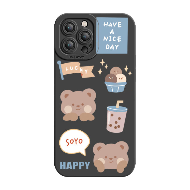 เคสสำหรับ-vivo-โทรศัพท์-t1-5g-y02s-y35-4g-y30-y55-y75-y01-y21-y33s-y3s-y20-y15a-y12s-y15-y12การ์ตูนหมีมีความสุข-y12a-ปกคลุม-y11s-ฝาครอบป้องกันเลนเต็ม