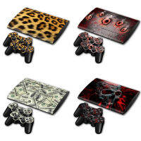 การออกแบบยอดนิยมสำหรับผิว Camo สำหรับ PS3 Super Slim 4000 Console และสติ๊กเกอร์ควบคุมสองตัว