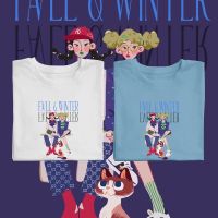 เสื้อยืดลาย Fall &amp; Winter (ผ้าคอตตอนใส่สบาย อยู่ทรง สกรีนชัด)