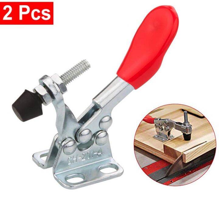 2Pcs Horizontal Toggle Clamp QuickRelease Toggle Clamps Vertical