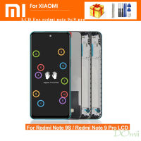 จอแสดงผล Redmi Note 9S ดั้งเดิมสำหรับ Xiaomi Redmi Note Redmi Note 9 Pro Note9 Pro M2003J6B2G จอแสดงผล LCD แบบสัมผัสหน้าจอแผงดิจิไทเซอร์