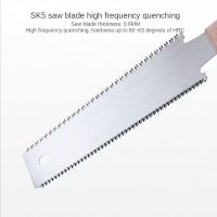 ‘；【 310MM Steel Saw Double Edged Japanese Pull Saw Flexible Blade Hand Saw For Woodworking Cutting Saw