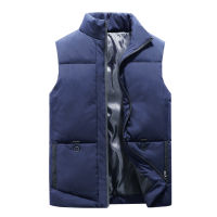 Stylish Autumn Winter Warm Sleeveless Jacket Male Waistcoat Slim Fit Casual Coats Mens Colorful Vest Brand Chalecos Para Hombre