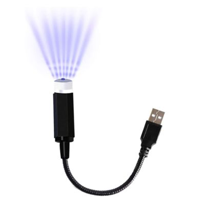 USB Car Roof Star Projector Light LED Interior Lamp, Romantic Decoration Star Lights Night Atmosphere Light