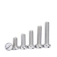 10/50pcs m1 m1.2 m1.4 M1.6 M2 M2.5 M3 M4 M5 M6 304 stainless steel DIN84 Slotted Cap Head Slot Column Round Cheese Head Screw Screw Nut Drivers