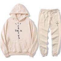 [HOT HULXOIQQQEWV 573] 2022 Hip Hop Hoodies Cactus Jack Swag พิมพ์ตลกผู้หญิงผู้ชาย Hooded Sweatshirt Casual Pullover กางเกง