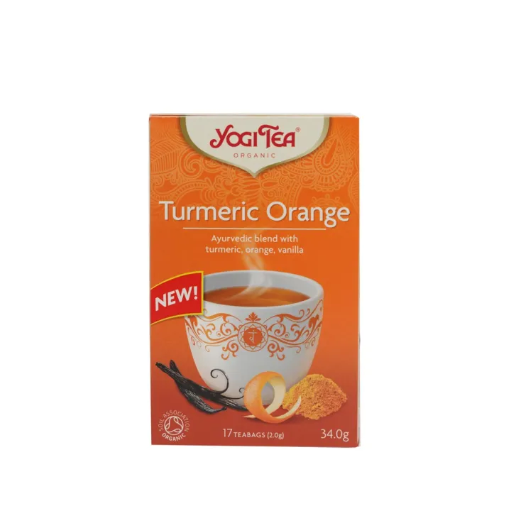 Inter product 🎖 Natural Efe Turmeric Orange Yogi Tea Organic 34.0g