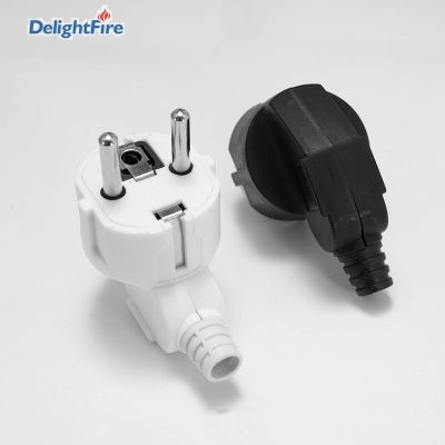 1-100pcs Plug 16A Male Outlets Rewireable Schuko Electeic Socket Extension Cable