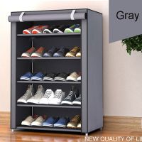 Russia Big Sale Non-woven Fabric Storage Shoe Rack Assemble Shoes Shelf DIY Home Furniture