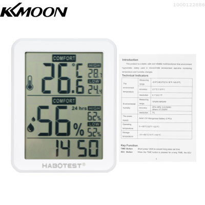 KKmoon เครื่องวัดความชื้นในอากาศดิจิตอลขนาดเล็ก,เครื่องวัดความชื้นในเครื่องวัดอุณหภูมิในร่มและเครื่องตรวจจับอุณหภูมิห้องเครื่องวัดความชื้นพร้อมเกจจอภาพความชื้นและอุณหภูมิแบบรูสำหรับห้องใต้ดินในบ้านสวนเรือนกระจกตู้เสื้อผ้ากล่องกีตาร์