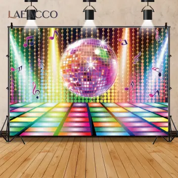 Disco Birthday Party Decorations for Adults - Black Silver Balloon