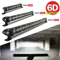 NAOEVO ไฟ LED แถบ6D ไฟ Led 60W 120W 180W ไฟตัดหมอก4x ไฟหน้ารถมอเตอร์ไซค์แบบ Led 4ทางวิบาก6D สำหรับรถบรรทุก Niva Lada ATV