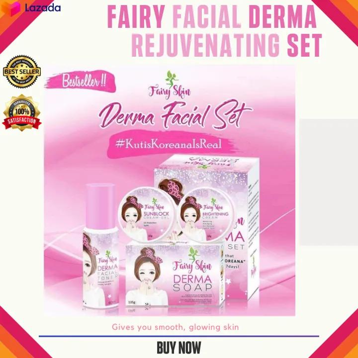 Original Fairy Facial Derma Set Rejuvenating Set Skin Pink Set Fairy