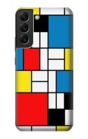 เคสมือถือ Samsung Galaxy S22 Plus ลายองค์ประกอบศิลปะลายเส้น Piet Mondrian Piet Mondrian Line Art Composition Case For Samsung Galaxy S22 Plus