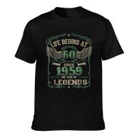 Life Begins At 60 Vintage Born In Quality 1959 Mens Short Sleeve T-Shirt