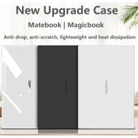 2in1 Huawei MateBook D14 D15 คริสตัล ใส เคส Honor MagicBook 14 15 X14 X15 เคสแข็ง เนื้อด้าน พร้อมฝาครอบคีย์บอร์ด